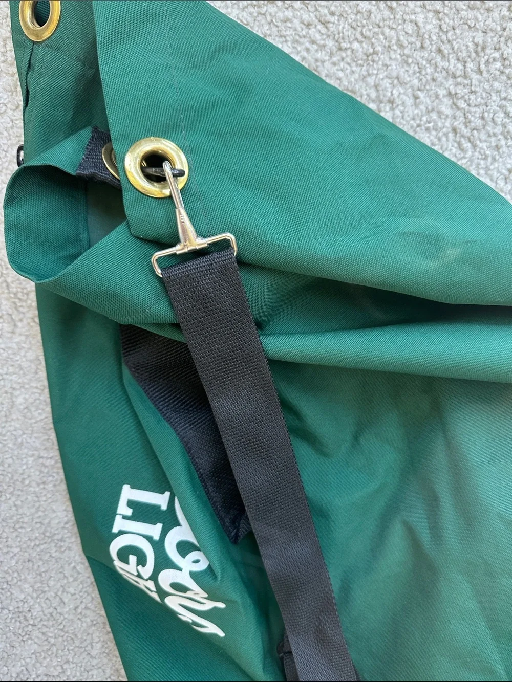 Coors Light Green Large Canvas Duffle